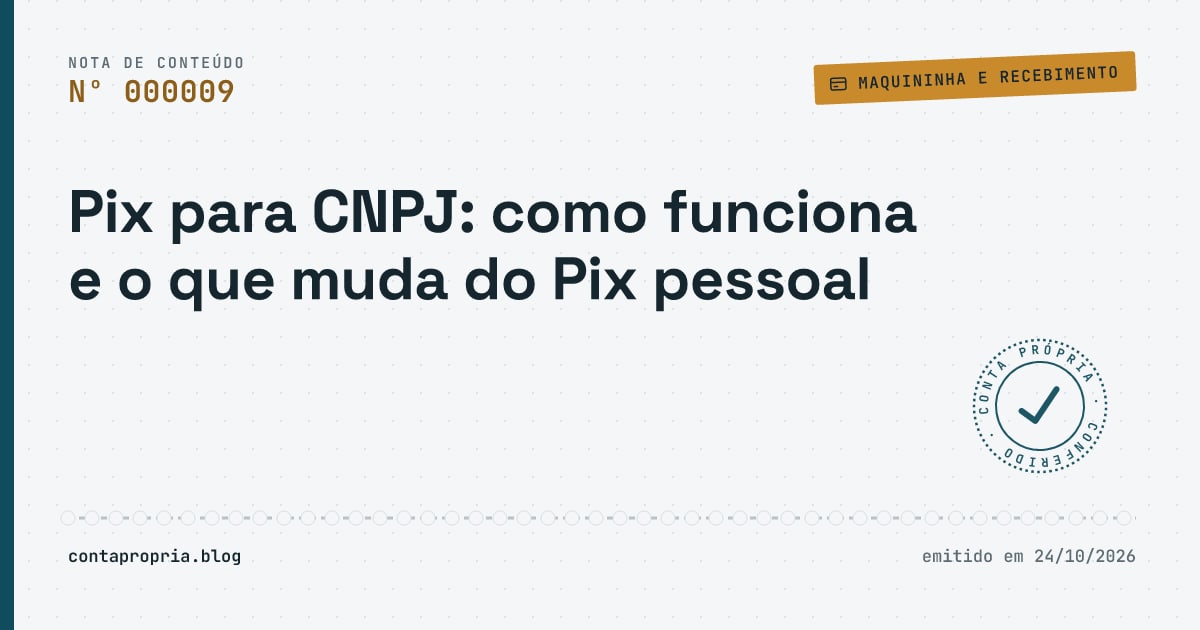 Pix para CNPJ: como funciona e o que muda do Pix pessoal